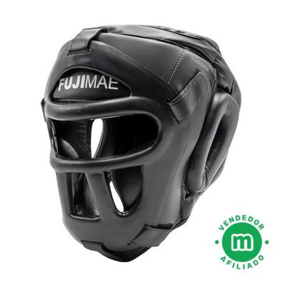 FUJIMAE Casco Boxeo Pro Series Negro-Rojo