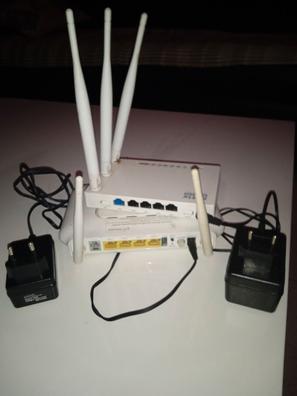 Repetidor WiFi, Amplificador Señal WiFi de 300Mbit /s, Repetidor WiFi Largo  Alcance con Conexión LAN,PLC WiFi Cobertura de hasta 200 m²,Extensor de WiFi  con 4 Antenas : : Informática