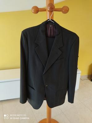 Traje negro zara online hombre