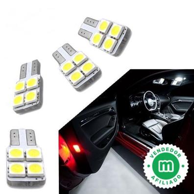 EPARTS - 2 luces LED blancas para puerta lateral para debajo de la puerta,  compatible con Audi A4 A6 Q5 R8 S5 TT