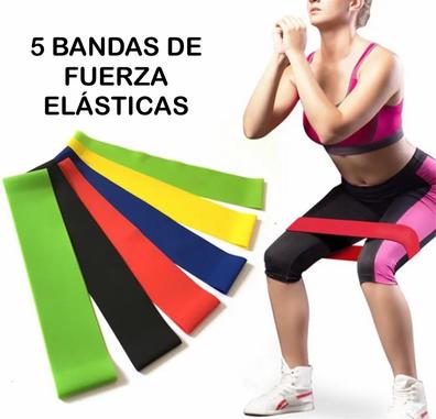 Bandas elásticas de fitness, banda elástica con resistencia y apoyo  antideslizantes, banda de resistencia deportiva, accesorio de ejercicio  para