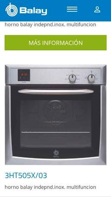 Milanuncios - horno Balay profesional acero inoxidable