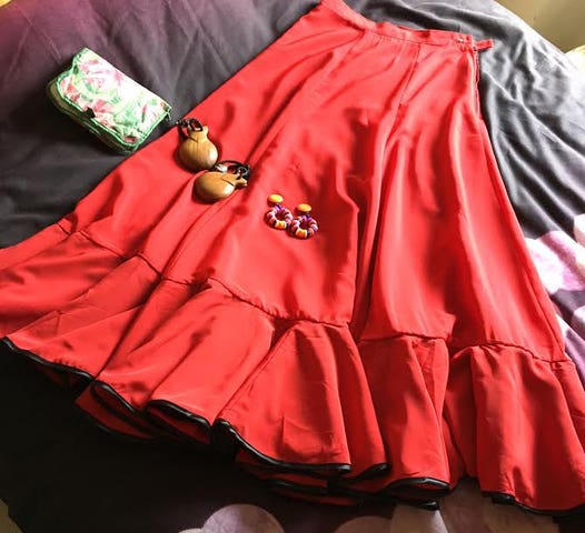 Milanuncios - Falda flamenca