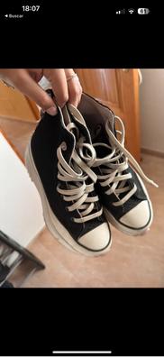 Converse plataforma cheap negra lentejuelas