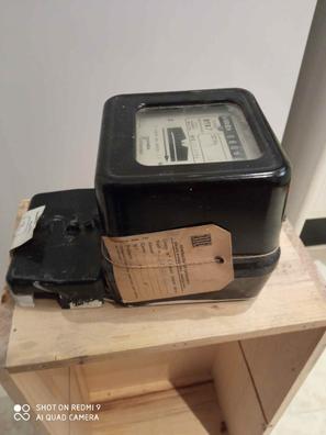 antigua caja precinto de plomos contador de luz - Compra venta en
