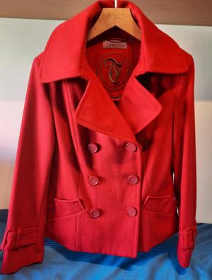 Abrigo rojo mujer largo lana de segunda mano para mujer Milanuncios