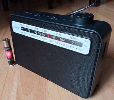 Roadstar HRA-1500N Radio Portátil Vintage FM/ MW, Analógica Excelente  Recepción, Altavoz de 9.6W Incorporado