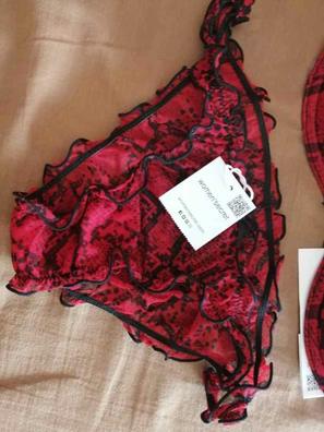 Calcinha renda floral  Mujeres en ropa intima, Ropa interior mujer,  Lenceria moda