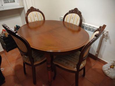 superstición borroso Equipo MILANUNCIOS | Mesa sillas antiguas Muebles de segunda mano baratos