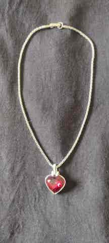 Milanuncios cadena con colgante de Swarovski