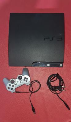 Consola Playstation 3 SONY PS3 Slim 320Gb con mando y cables de segunda mano