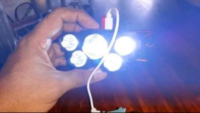 2 Lamparas LED Impermeable USB Recargable Linterna Potente de Cabeza Sport  Work