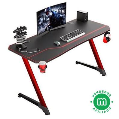 Mesa Gaming Pro1700 Fibra Carbono Luz Rgb Muvip