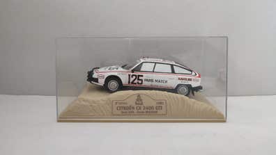 Maquette Heller Citroën CX 2400 GTI - Paris-Dakar 1981 N°125 - Échelle 1:43 - Ickx
