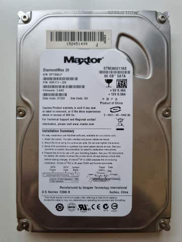 Milanuncios - Disco duro Maxtor DiamondMax 80GB SATA