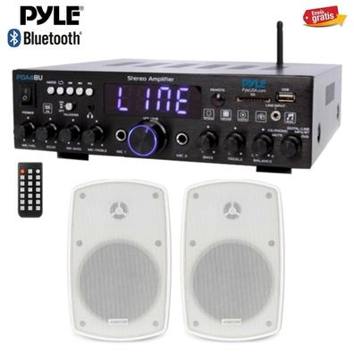 Pyle Receptor Bluetooth de montaje en rack de 5 canales, amplificador de  cine en casa, amplificador de altavoz, transmisión inalámbrica Bluetooth