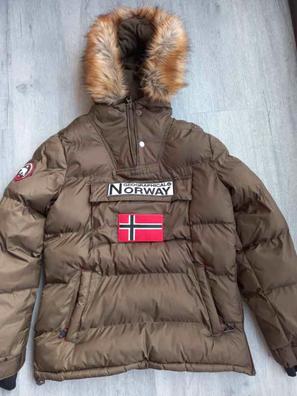 Geographical Norway Chaqueta de invierno para hombre, acolchada (Gris  Oscuro, S): : Moda