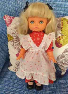 Tenue Jardin Pour Poupée Fanny Vicma Spain – 38 Cm – Vintage Années 80