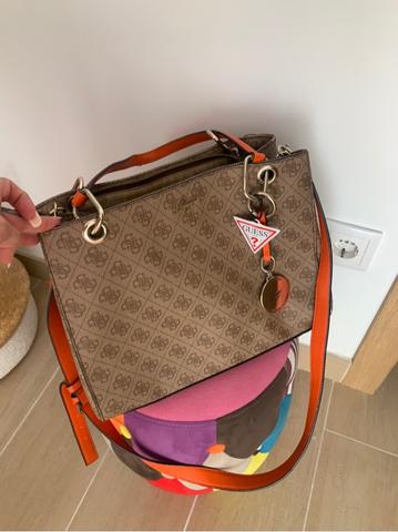 Guess discount bolso marron