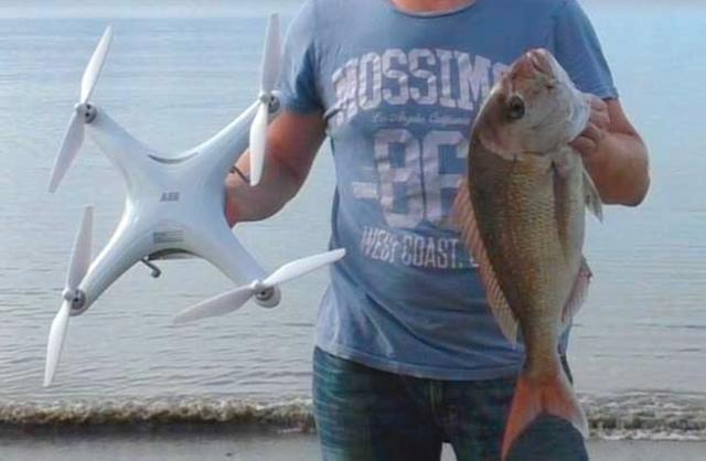 Dron de pesca hot sale