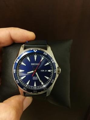 Reloj Solar Seiko Elegante Para Hombre Original