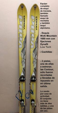 Esqui Travesia Equipo Completo De Ski Milanuncios Conjunto De
