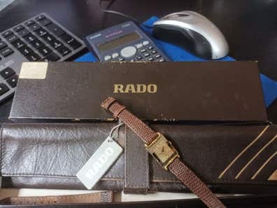Milanuncios - RELOJ RADO DE ORO 18K CON 4 DIAMANTES