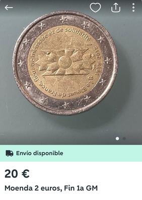 Milanuncios - Blister con 25 monedas de 2 euros tratad