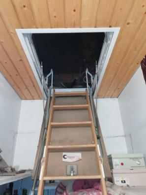 DESPLEGABLE - Escalera escamoteable de techo - Escaleras escamoteables para  techos