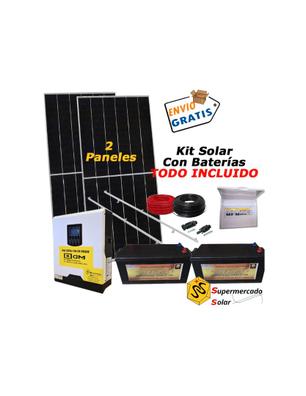 Kit Solar Panel 300w Y Regulador Mppt 30 A 1500w Generador
