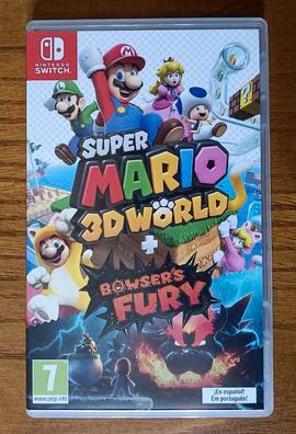 Mario 3d world bowser fury switch Videojuegos de segunda mano baratos