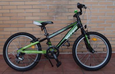 BIKESTAR Bicicleta de montaña Juvenil 20 Pulgadas de 6 a 9 años, Bici niños  Cambio Shimano de 7 velocidades, Freno de Disco, Horquilla de suspensión