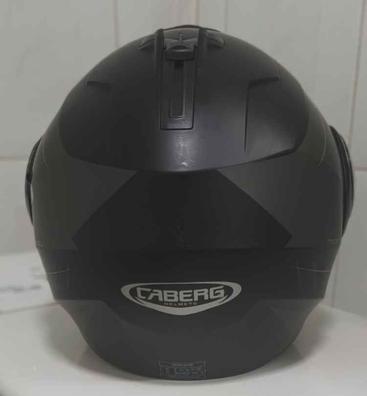 Casco CABERG Droid Blaze Modular. Casco de moto carretera negro rojo