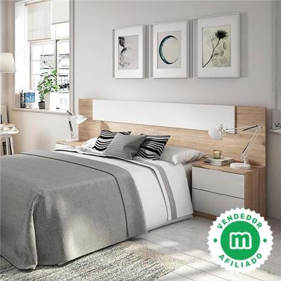 Cabecero cama 135 moderno con mesitas Muebles de segunda mano baratos