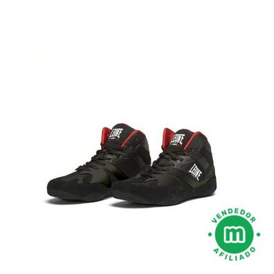 Botas de boxeo de lucha para hombre, zapatillas de boxeo de caña alta,  suela de goma, cómodas, transpirables, color negro, 12