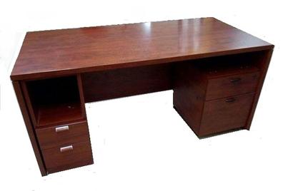 mesa escritorio para ordenador de color cerezo, - Acquista Oggetti di  seconda mano per la casa e la decorazione su todocoleccion