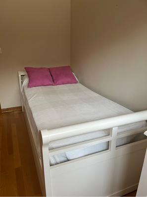 Dormitorio Estilo Nórdico Completo Blanco y Sahara 150 CM (CAMA OPCIONAL)