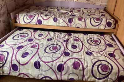 Cama tipo nido color cerezo 180x90 cm con colchón de segunda mano