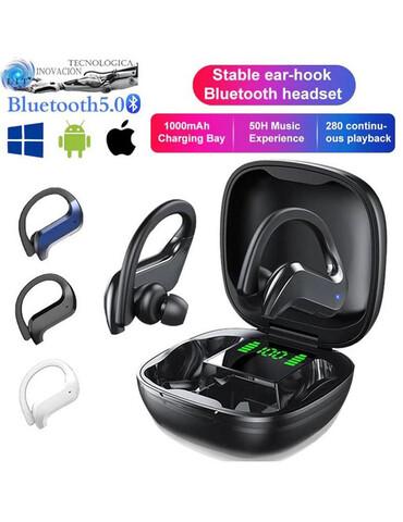 Auriculares Inalámbricos Bluetooth Deportivos con Control de Cable con