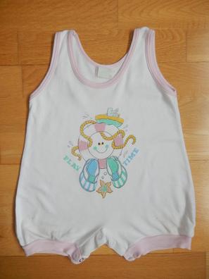 El verano ropa de bebé niña camiseta sin mangas de 0-3 meses 6-12