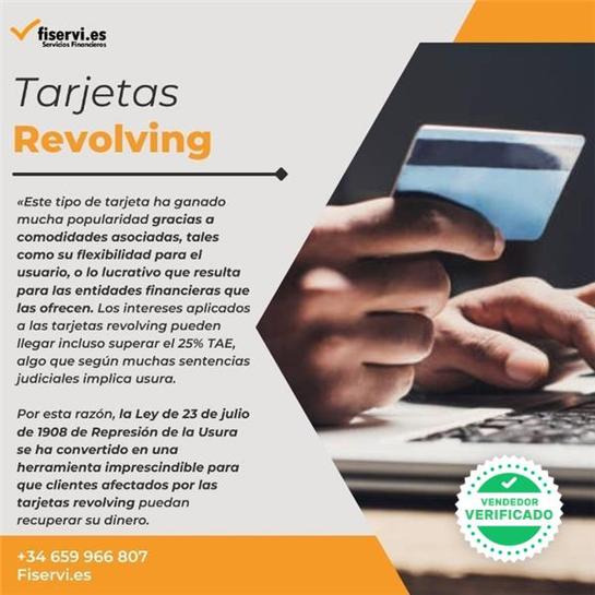 ELIMINA TARJETAS REVOLVING POR USURA