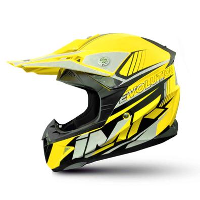 CASCO MODULAR X27 DIMENSIÓN NEGRO - BLANCO - AMARILLO