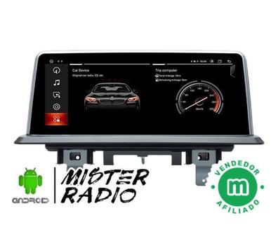 Pantalla Radio 7´ Android 10 para BMW modelo Serie 1 E81 E82 E87 E88.  ¡Ahora con cámara trasera de regalo!