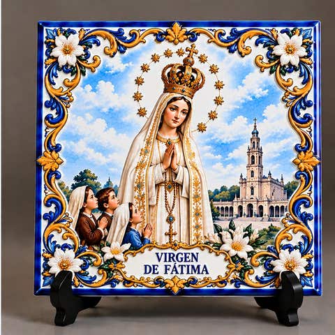 Milanuncios - Azulejo Virgen de Fátima – Decoración Re