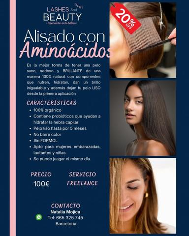 Alisado discount con aminoacidos