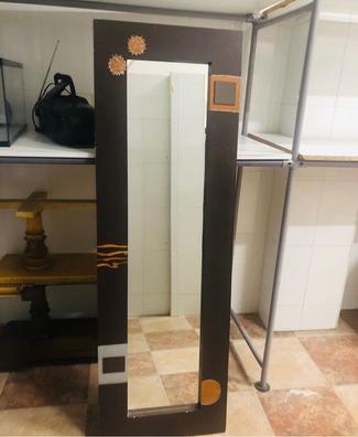 Espejo Ovalado de Pared para baño, Diseño Elegante de 60 cm x 80 cm Espejo  de Vidrio HD sin Marco con Bordes biselados contemporáneos