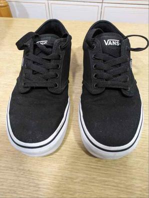 Zapatos vans gris con negro usados sale