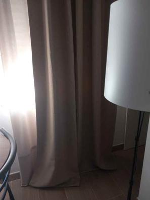 cortinas blancas salon y barra de colgar de segunda mano por 75 EUR en  Barcelona en WALLAPOP