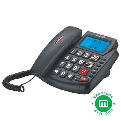 Teléfono Móvil inalámbrico con tarjeta SIM GSM para personas mayores, móvil  fijo para oficina en casa