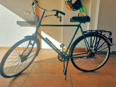 Portabultos bicicleta delantero con madera﻿ caja